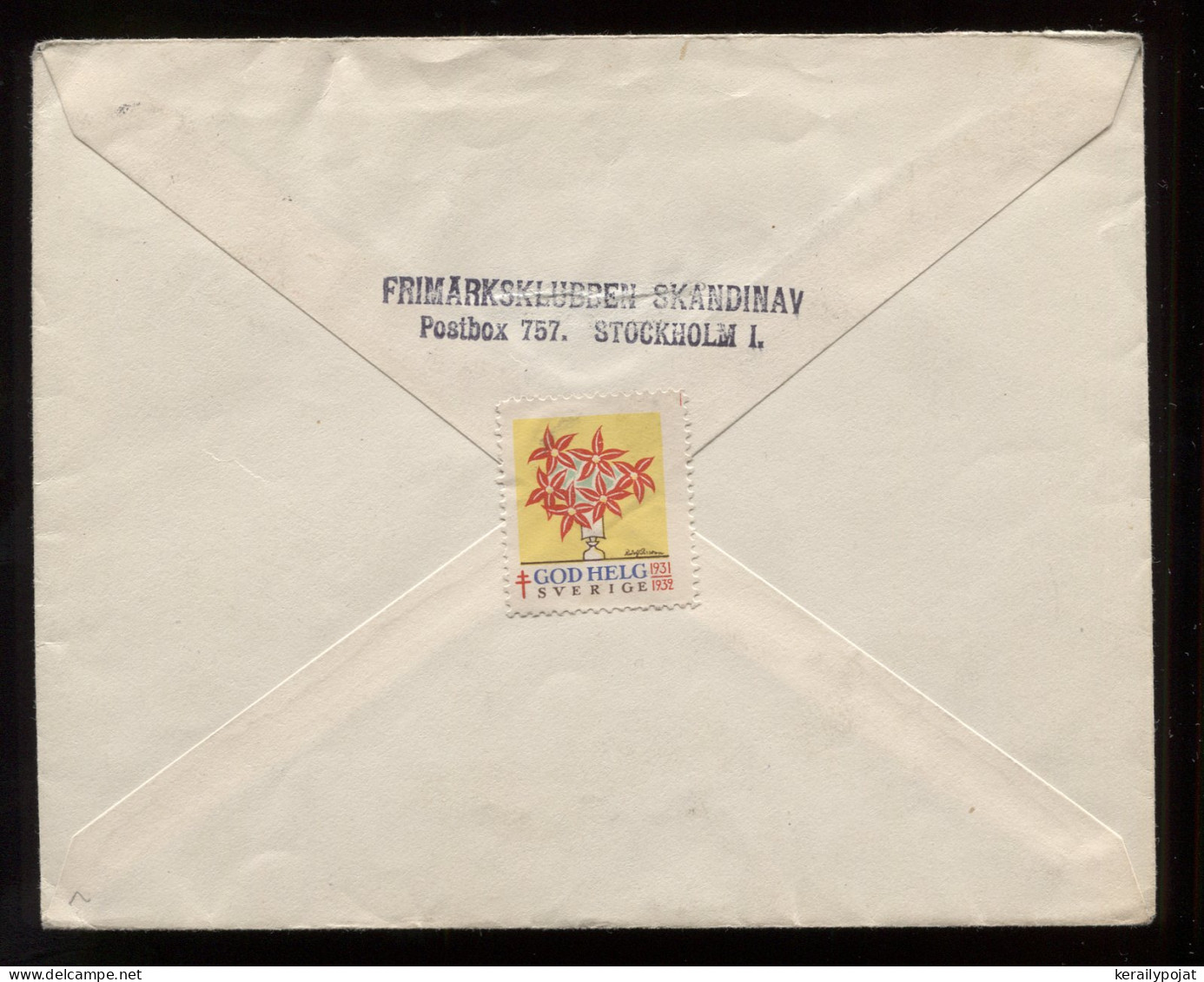 Sweden 1921 Stockholm Cover To Saarbrucken__(8641) - Storia Postale