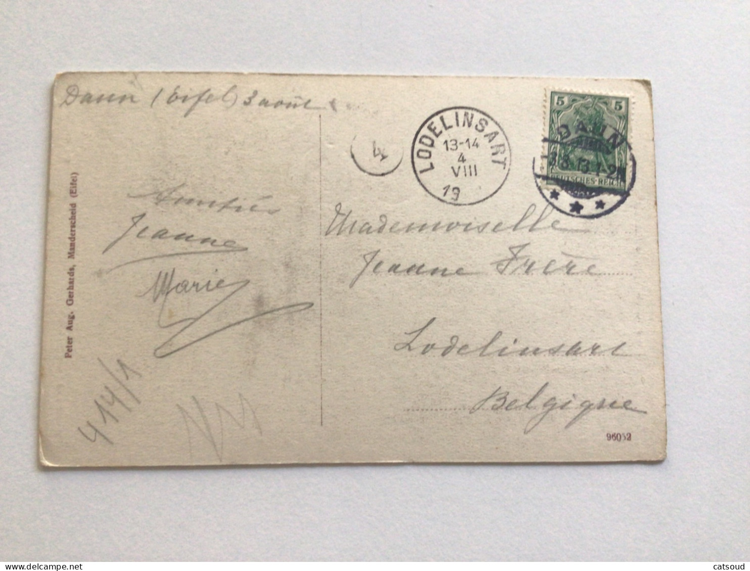 Carte Postale Ancienne Manderscheid Die Unterburg - Manderscheid