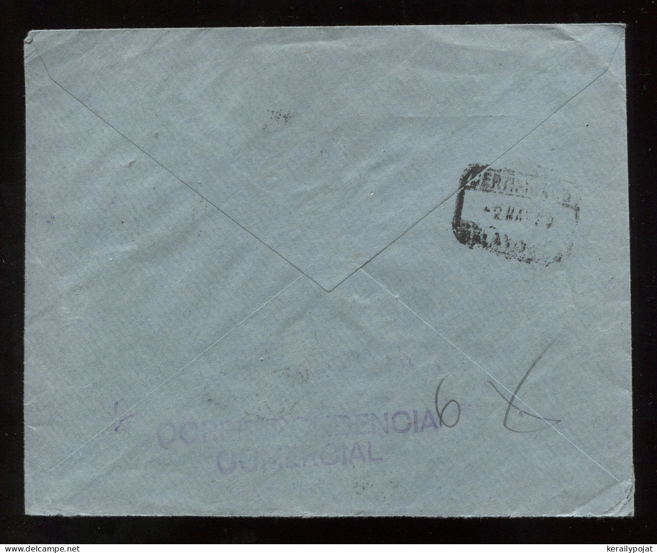 Spain 1939 Malaga Censored Air Mail Cover To Mainz__(9145) - Brieven En Documenten