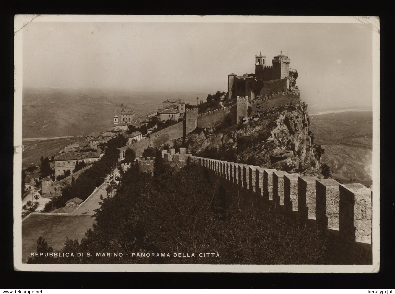 San Marino 1940 Censored Postcard To Köln__(11383) - Lettres & Documents