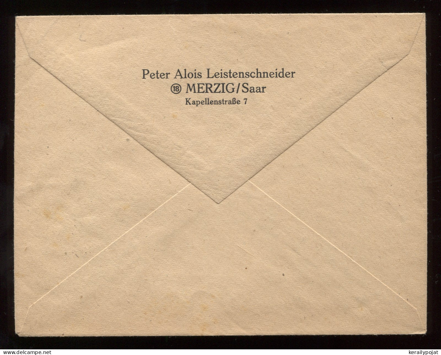 Saarpost 1949 Merzig Cover To Rohrbach__(8583) - Blocks & Sheetlets