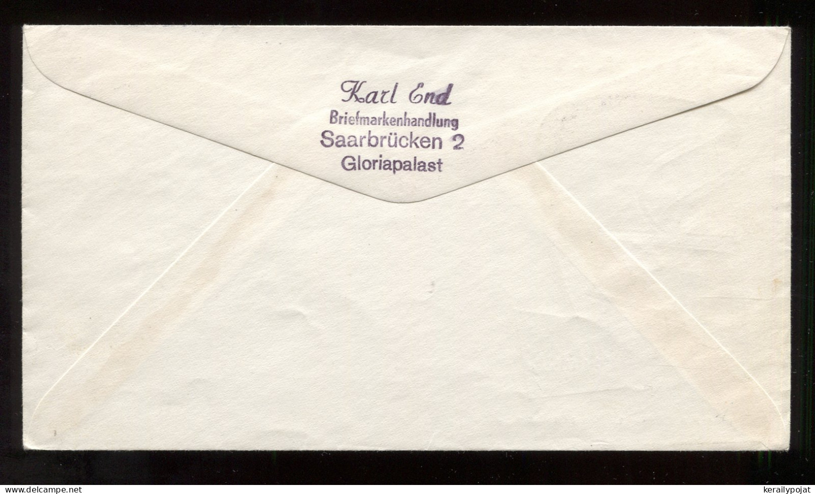 Saarland 1959 Saarbrucken Cover To Lubeck__(8840) - Lettres & Documents