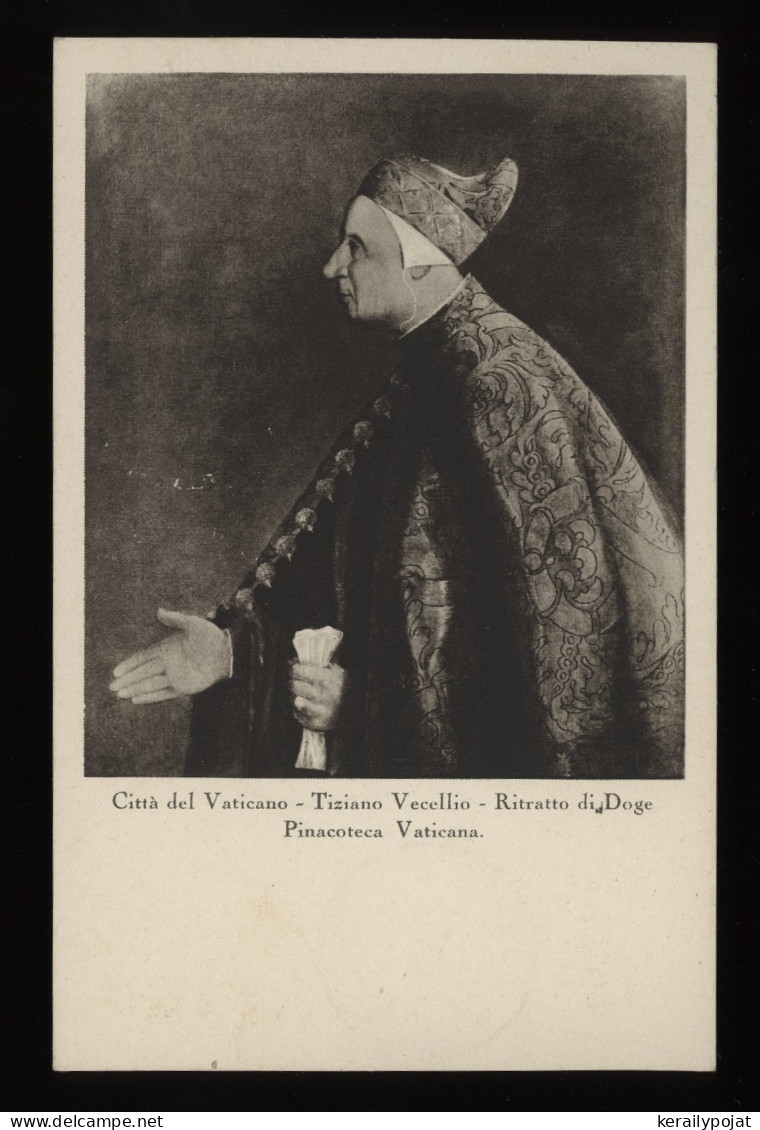 Vatican 1933 Registered Postcard__(12320) - Briefe U. Dokumente