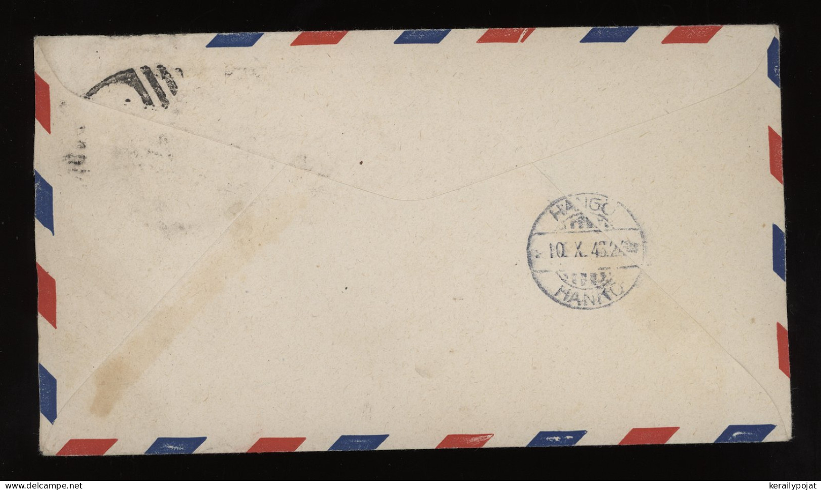 USA 1946 Niantic Censored Cover Finland__(10447) - Covers & Documents