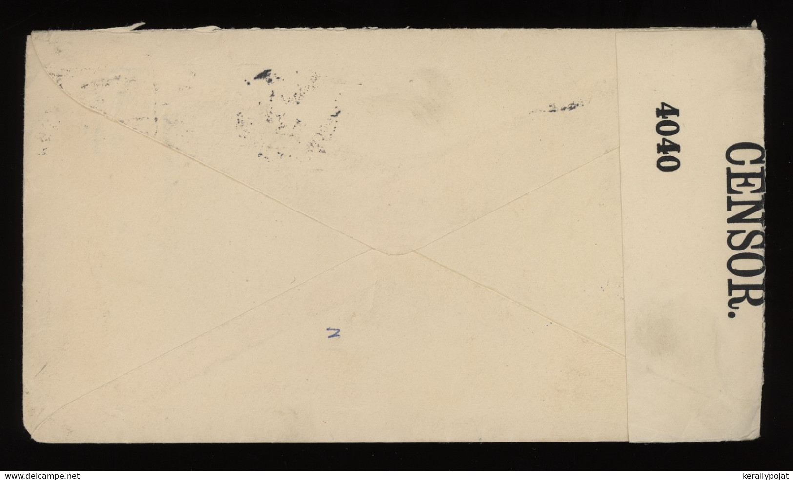 USA 1916 New York Censored Stationery Envelope To Sweden__(9625) - 1901-20