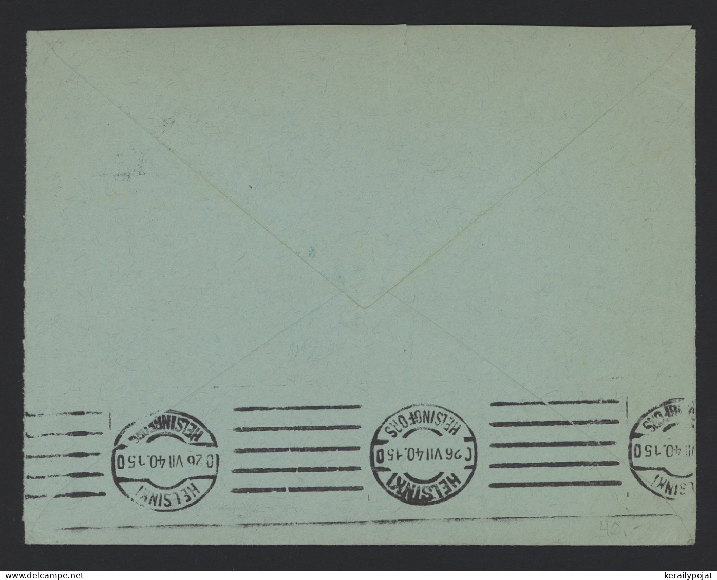 Switzerland 1940 Bressaucourt Air Mail Cover To Finland__(10292) - Other & Unclassified
