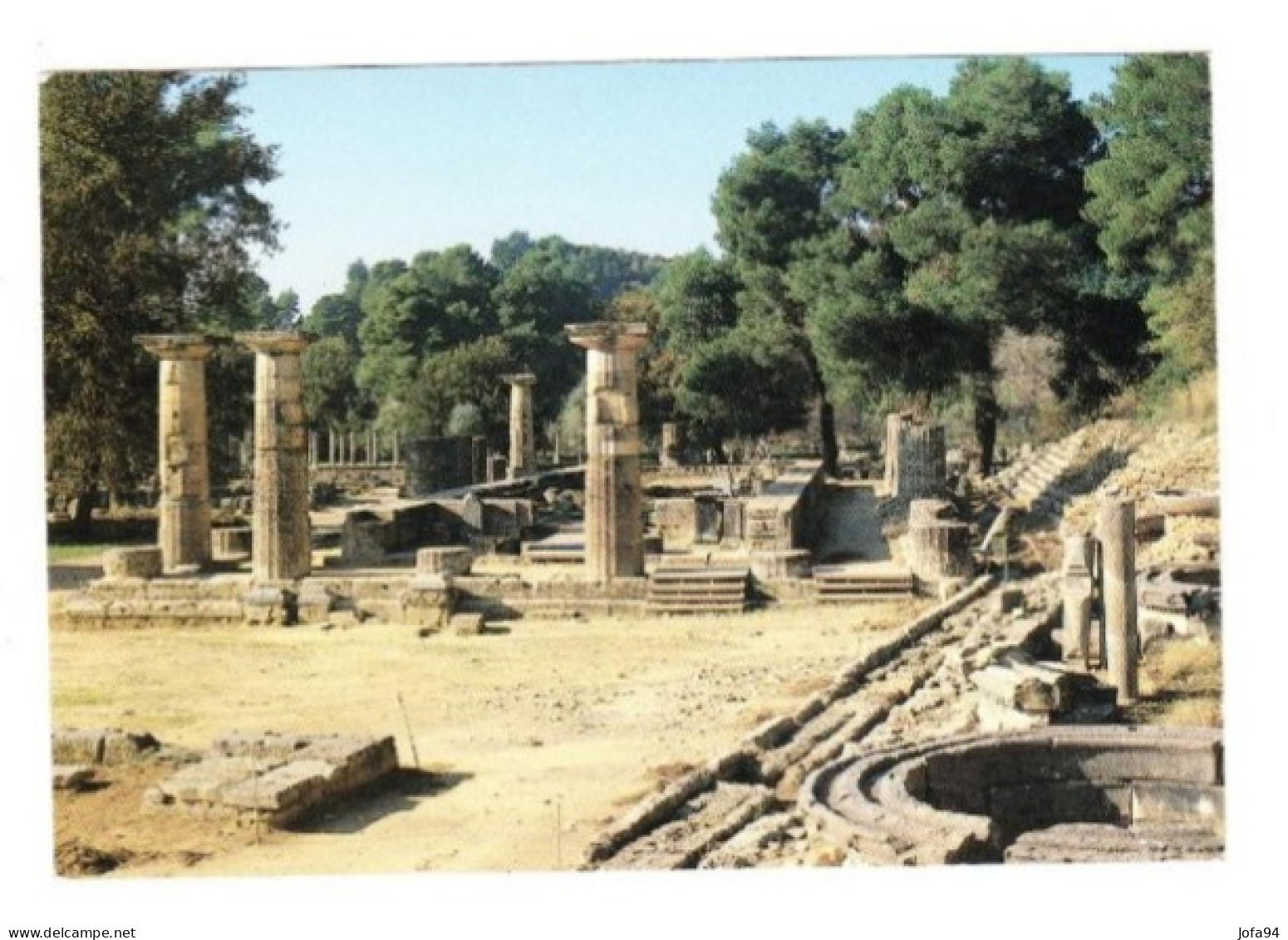 CPM  Grèce Olympie Temple D'Héra - Greece