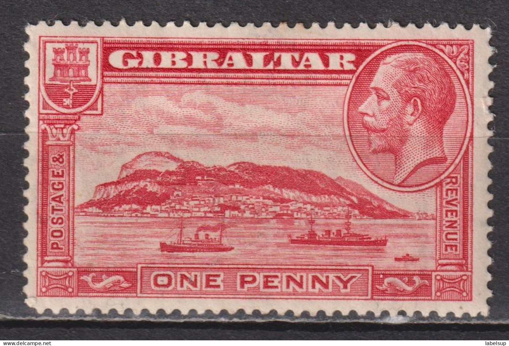 Timbre Neuf* De Gibraltar 1931 YT 91 MI 96 MH - Gibraltar