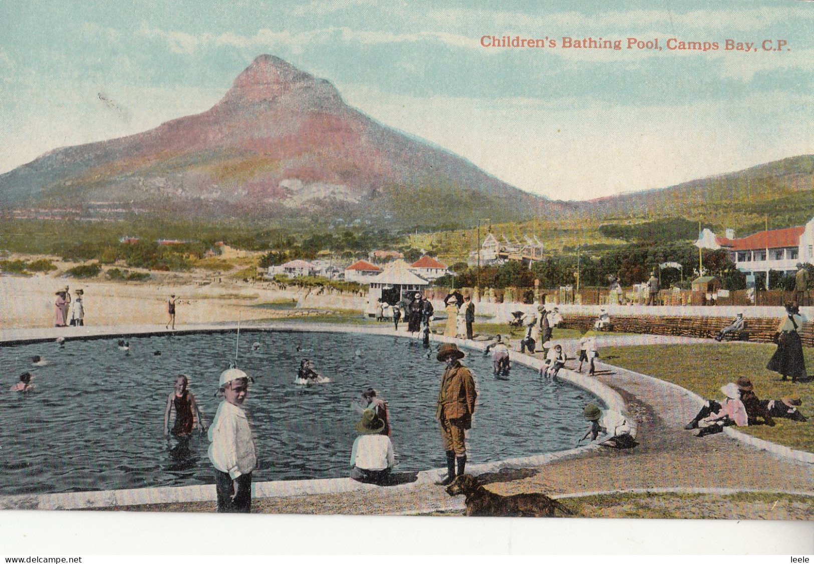 CI56.Vintage Postcard. Children's Bathing Pool, Camps Bay. South Africa - South Africa