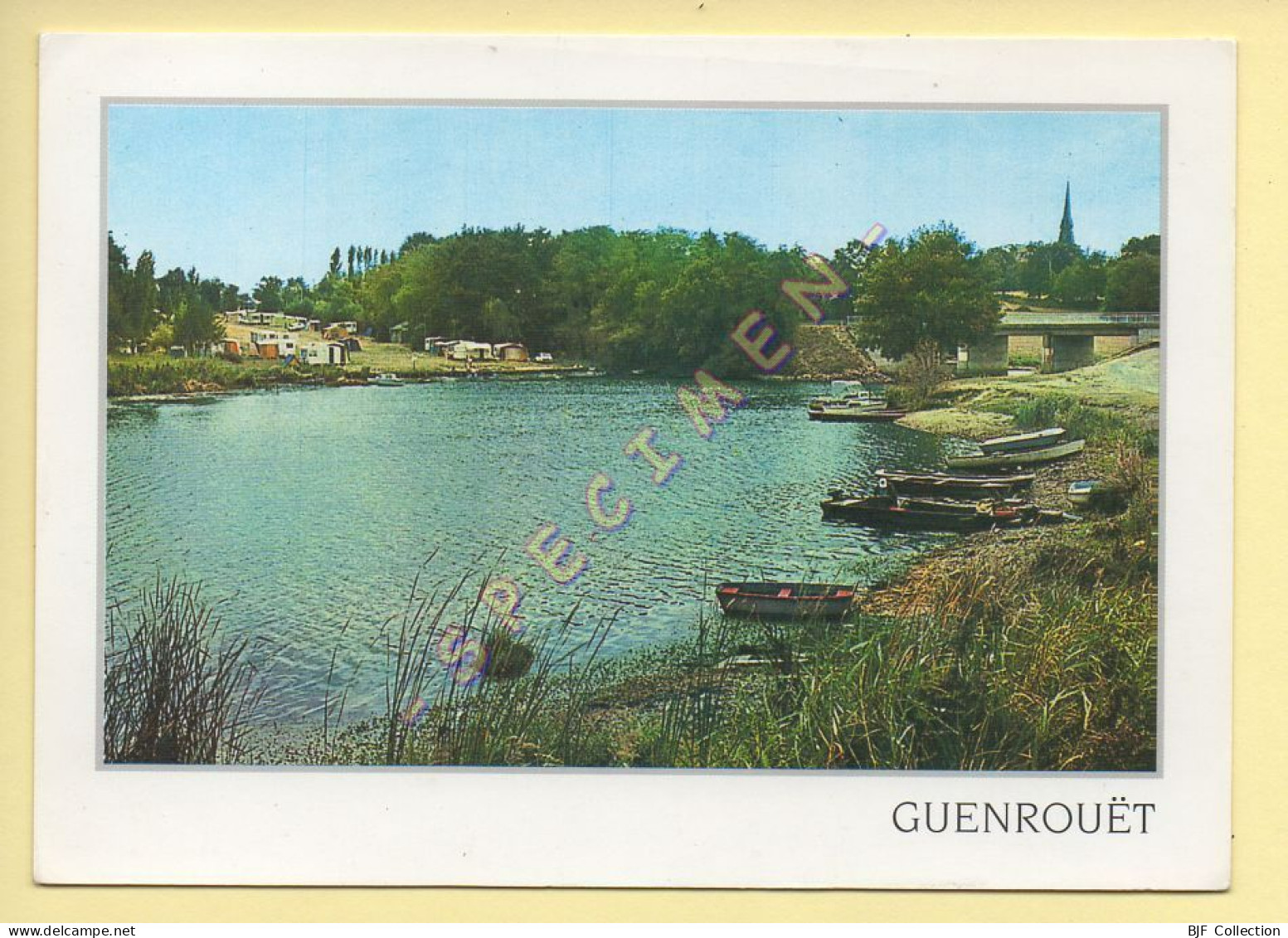 44. GUENROUET – Le Camping Saint-Clair Sur Les Bords De L'Isac (voir Scan Recto/verso) - Guenrouet