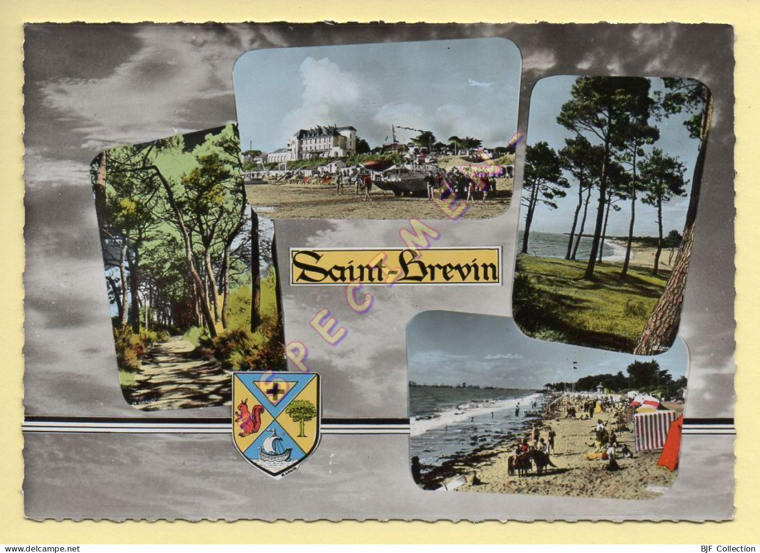 44. SAINT-BREVIN - Blason - Multivues (animée) CPSM (voir Scan Recto/verso) - Saint-Brevin-l'Océan