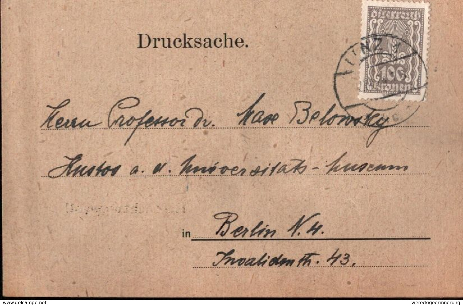 ! 3 Belege An Professor Max Belowsky + Frau Lindenstraße 19, Berlin Niederschönhausen, Mineraloge, Autographen, Linz - Covers & Documents