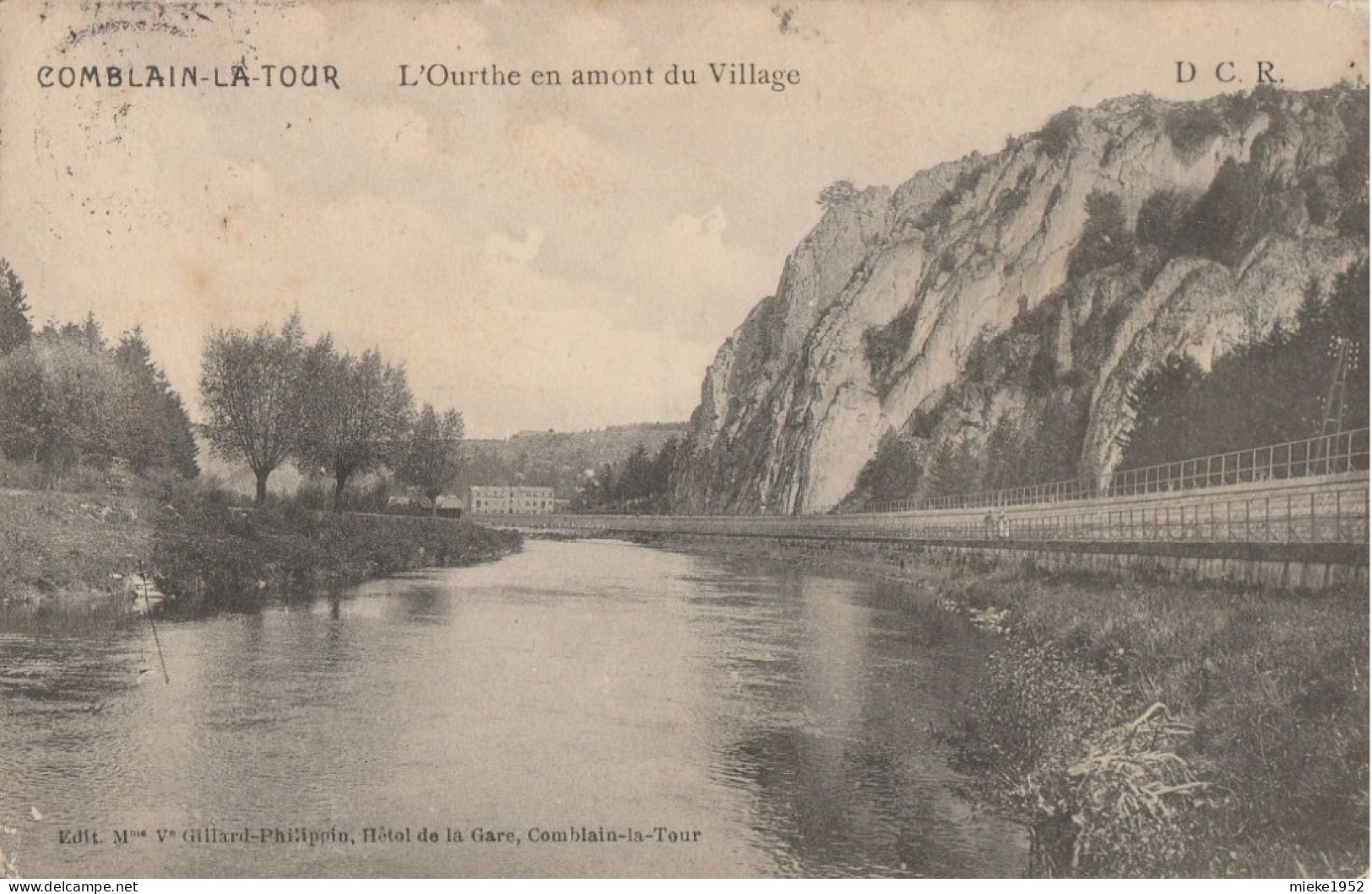 Comblain  La Tour ,  L'Ourthe En Amont Du Village ,( Hamoir ),( édit : D. C. R. DCR ) - Hamoir
