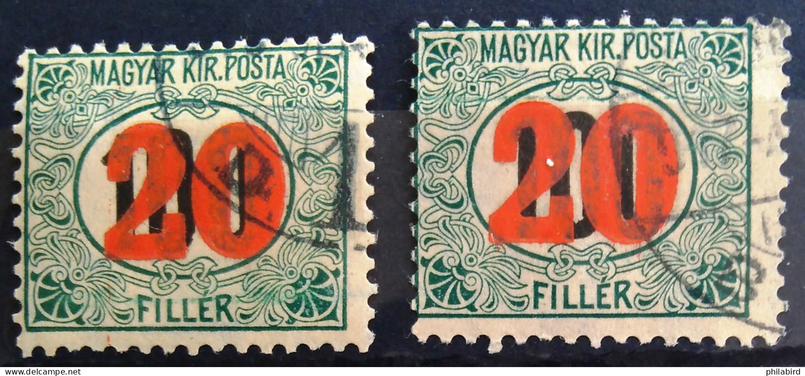 HONGRIE                       TAXE 33/33A                        OBLITERE - Postage Due