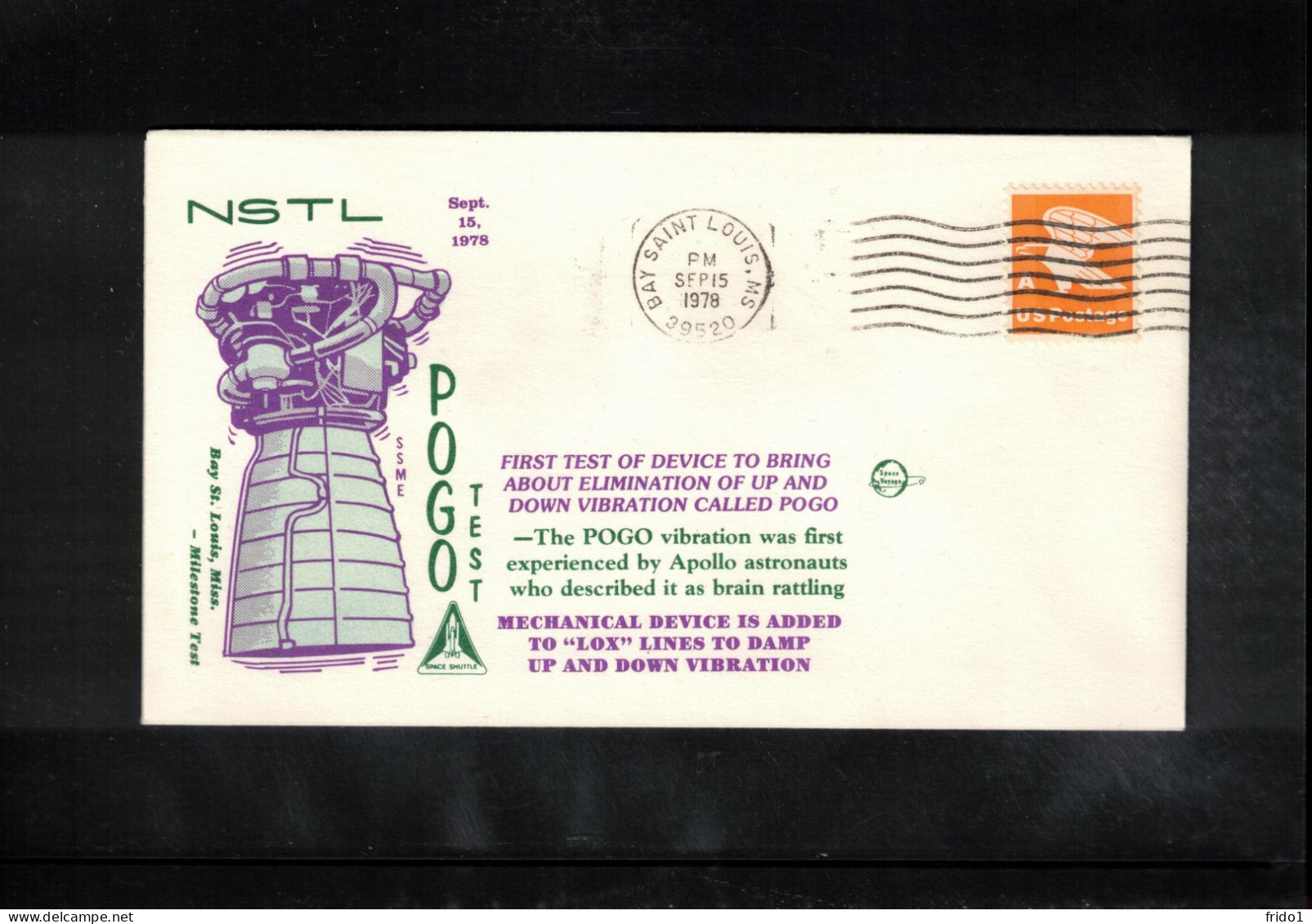 USA 1978 Space / Weltraum Space Shuttle - POGO Test Interesting Cover - United States