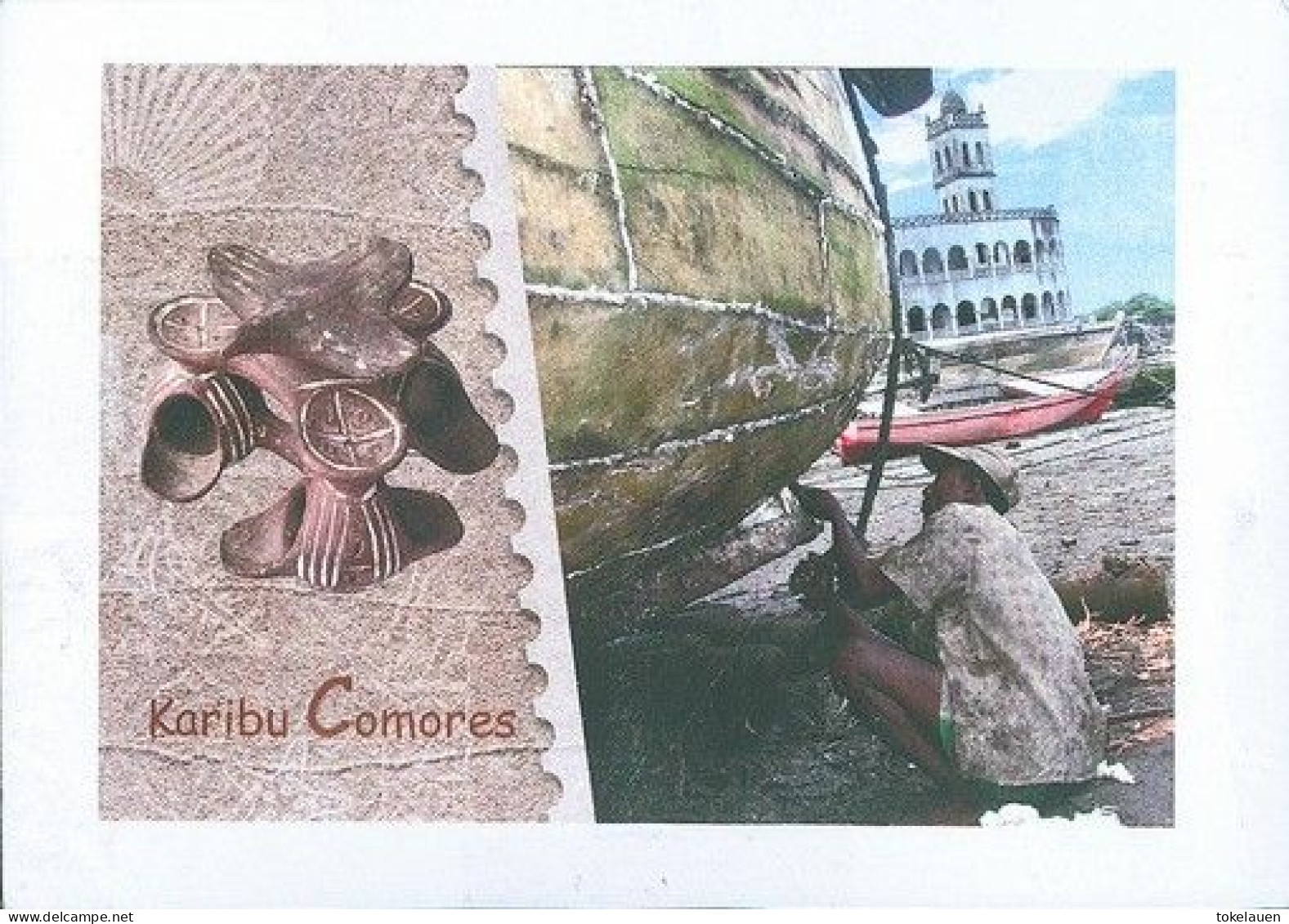 Lot Collection 9x Íles Comores Comoros Islands Indian Ocean Africa Afrique - Comores