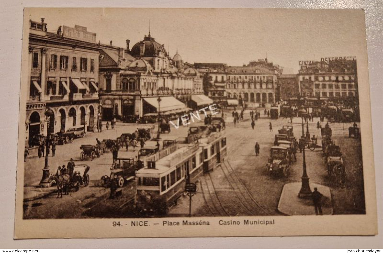 Carte Postale NICE - Place Masséna Casino Municipal (autre Vue) - Monuments, édifices