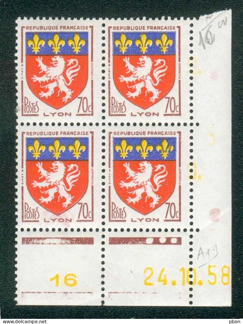 Lot 9895 France Coin Daté N°1181 Blason (**) - 1950-1959