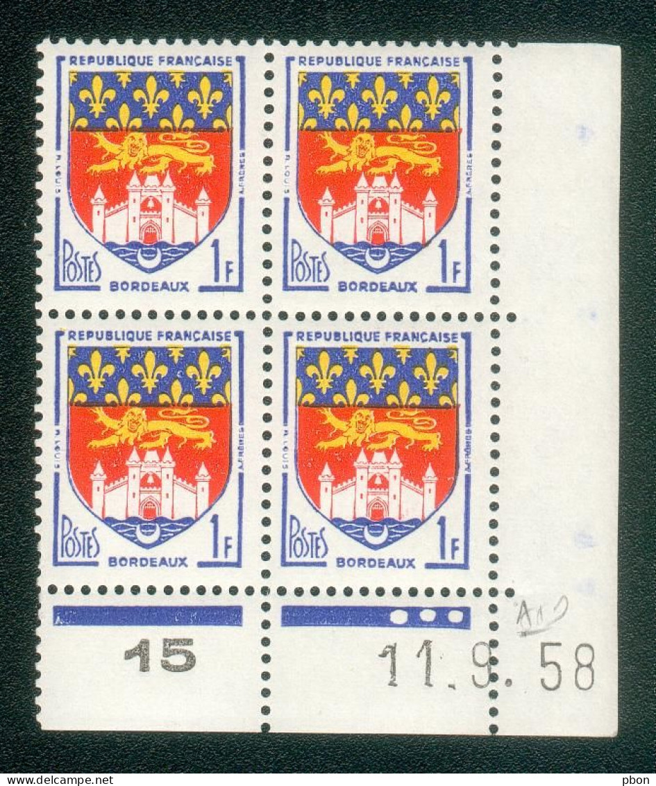 Lot C315 France Coin Daté Blason N°1183 (**) - 1950-1959