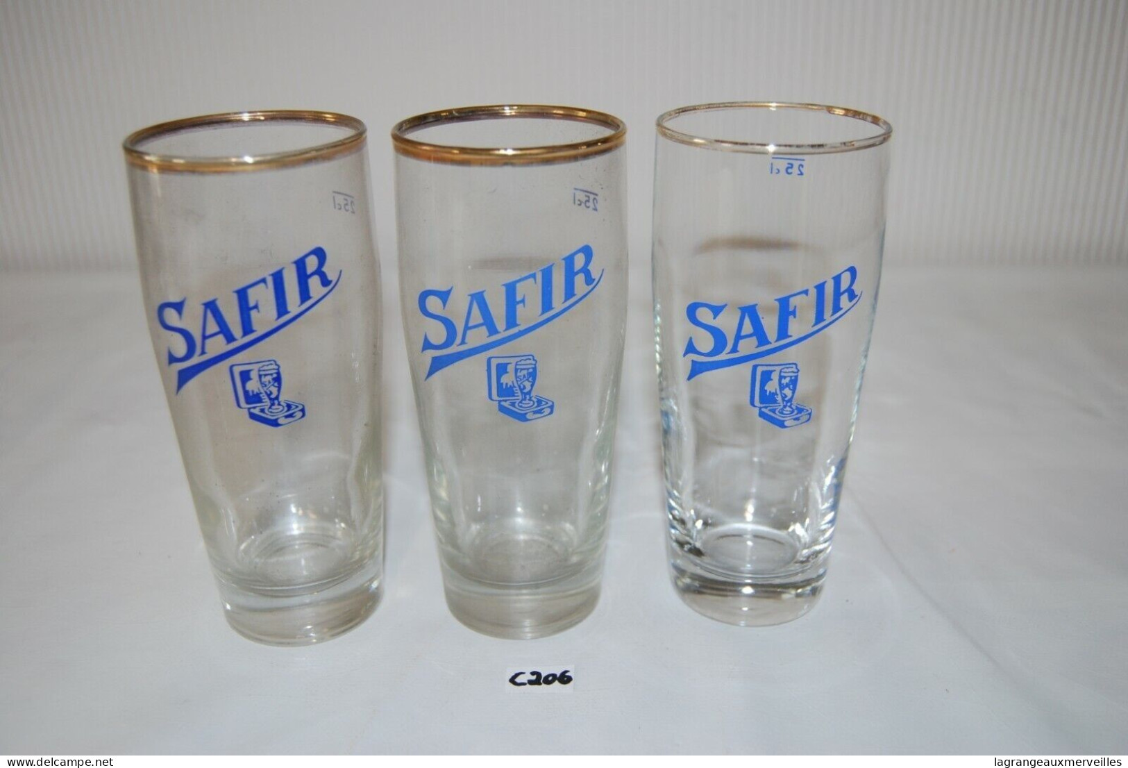 C206 3 Verres à Bières - SAFIR - Glasses