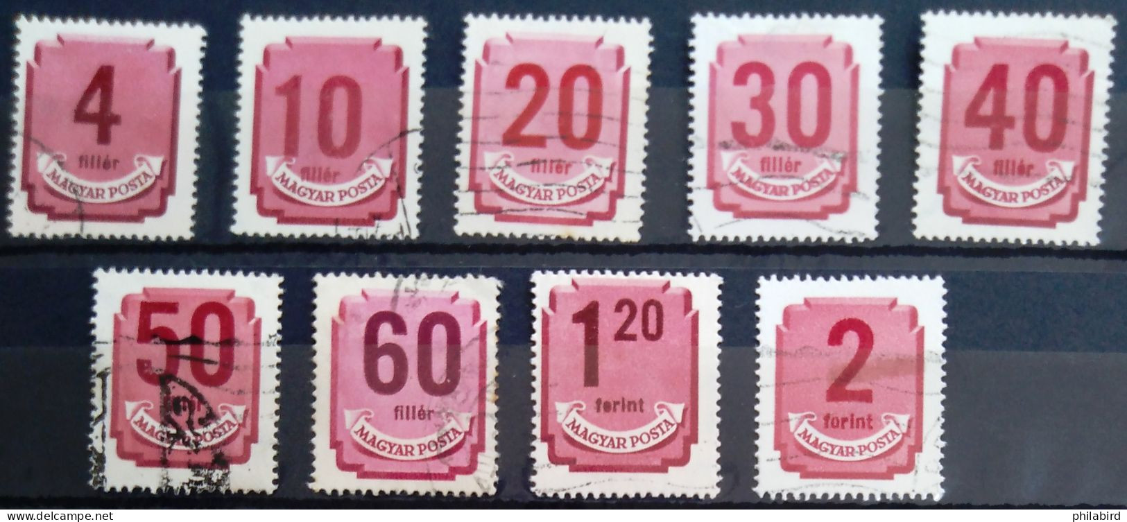HONGRIE                       TAXE 174/181                    OBLITERE - Postage Due