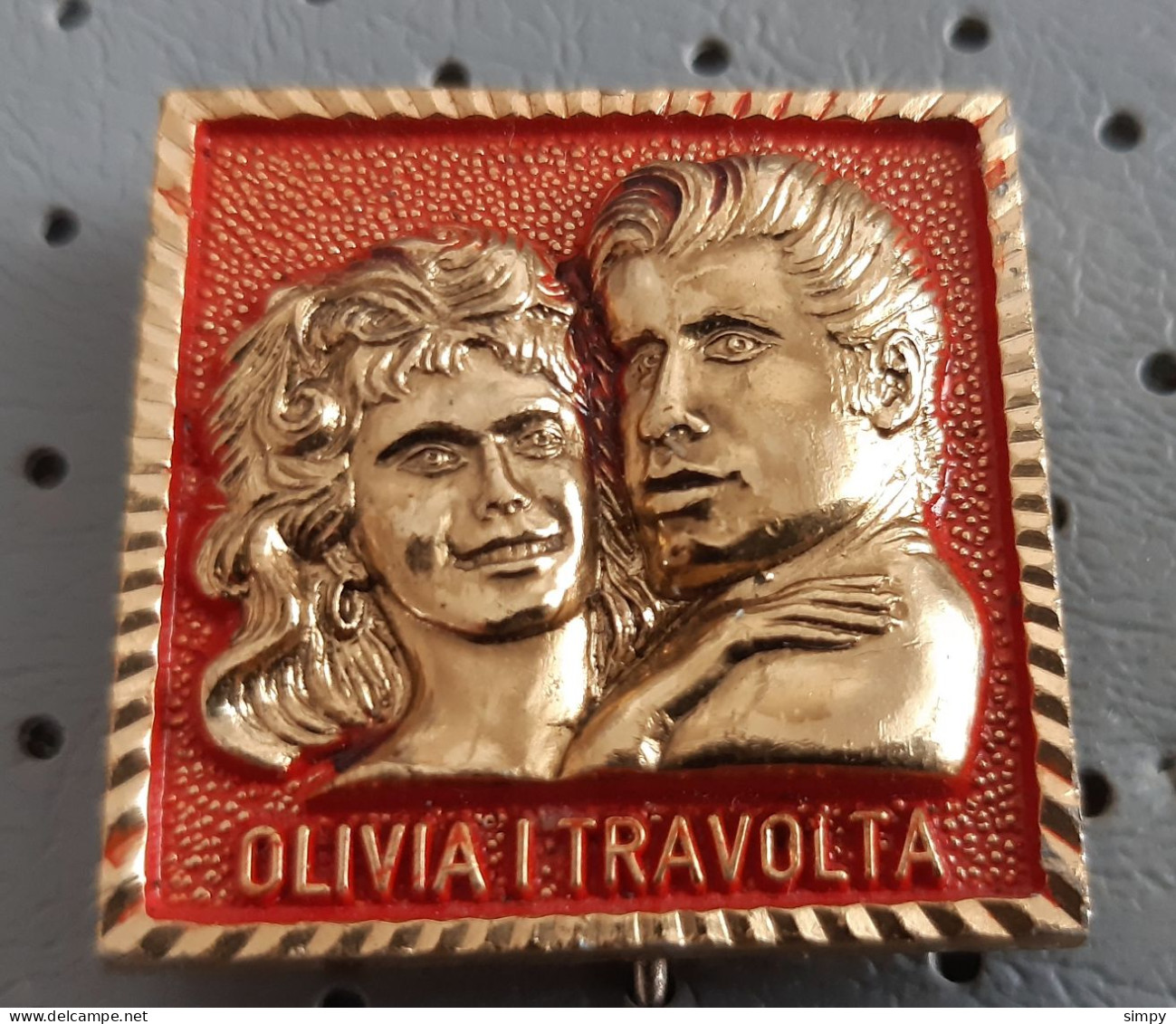 JOHN TRAVOLTA & Olivia Newton John Pin - Personnes Célèbres