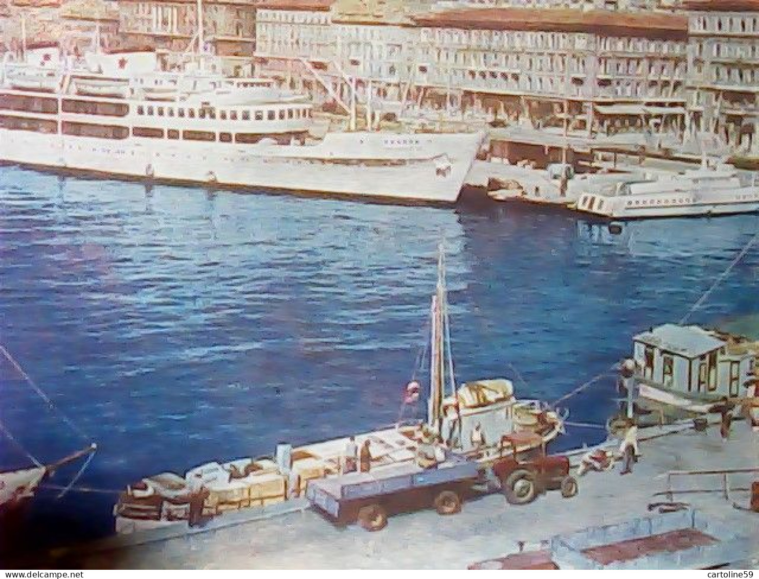 CROATIA HRVATSKA RIJEKA NAVE SHIP  FERRY E ALISCAFO VB1965  JV5752 - Croazia