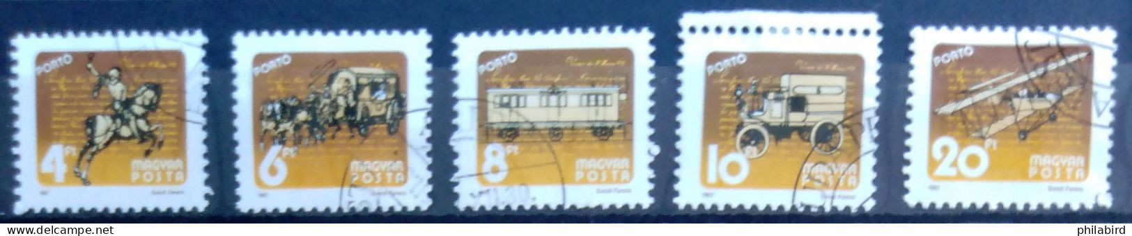 HONGRIE                       TAXE 245/250   (sauf 245)                   OBLITERE - Postage Due