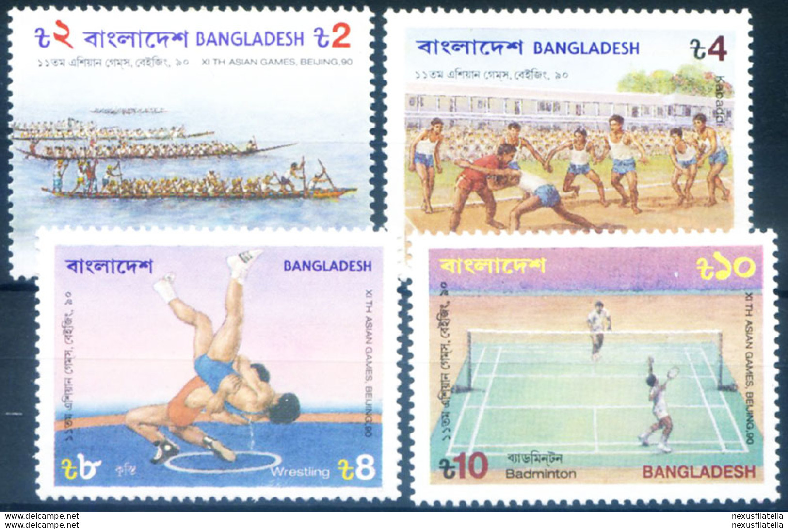 Sport. Giochi Dell'Asia 1990. - Bangladesh