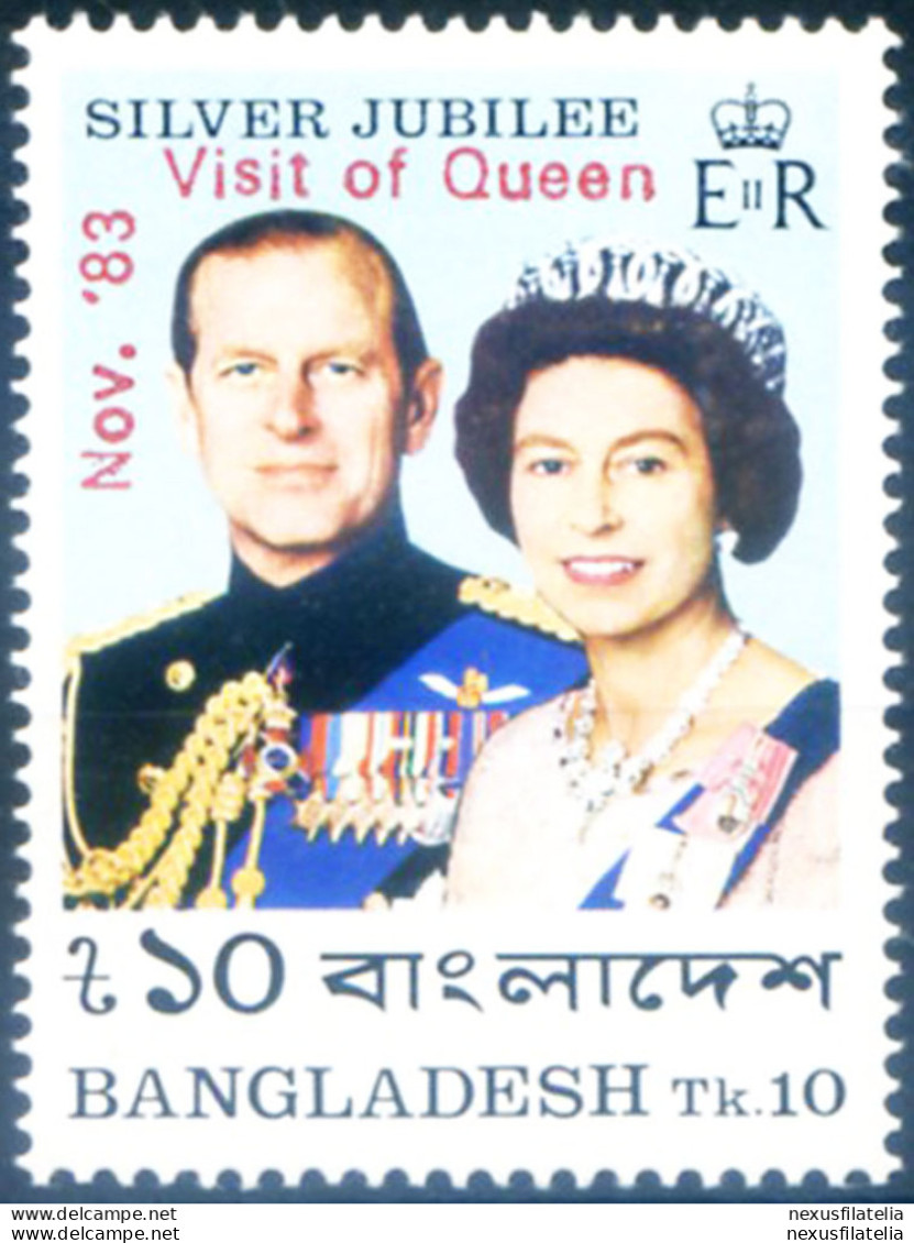 Visita Di Elisabetta II 1983. - Bangladesh