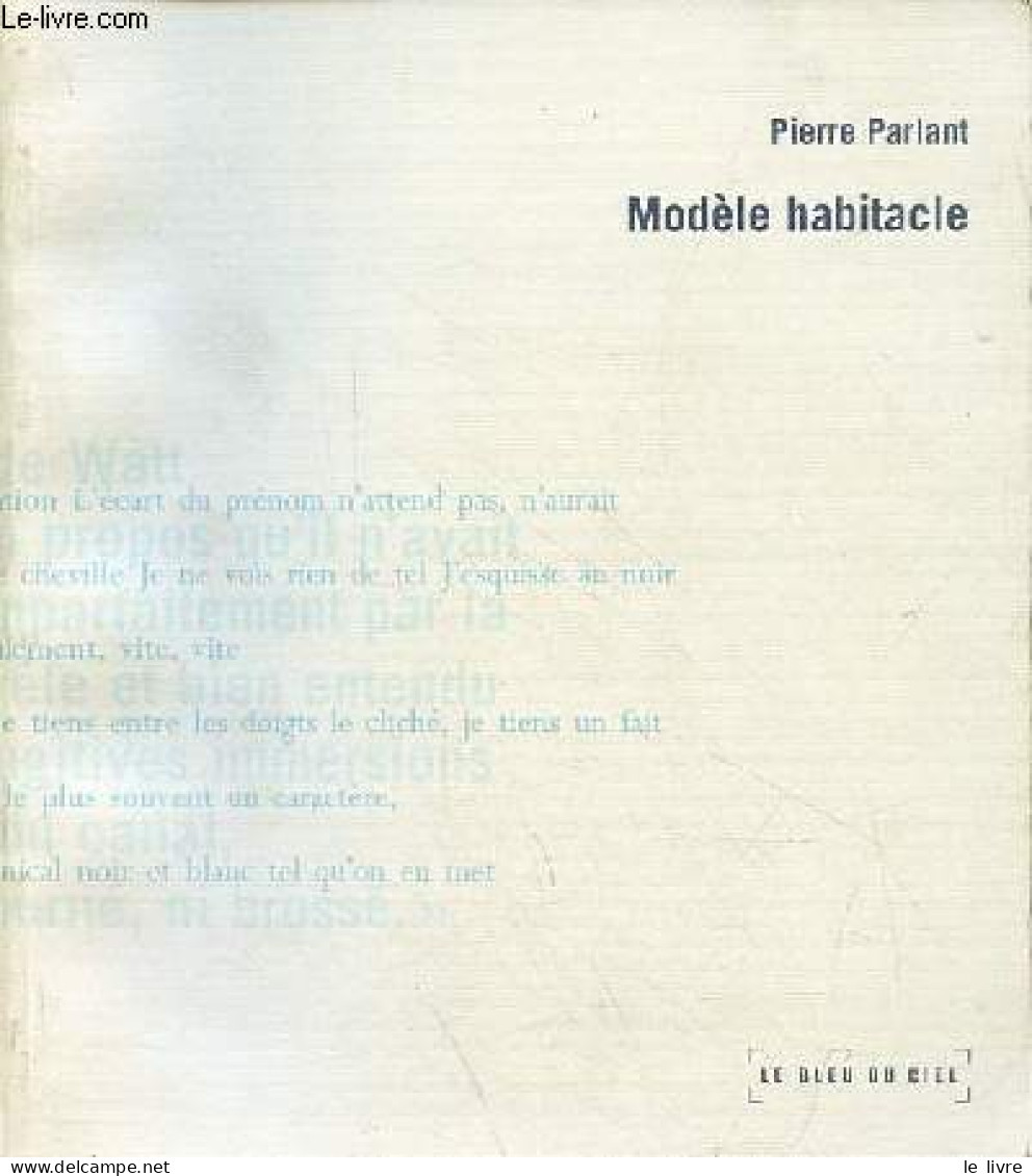 Modèle Habitacle. - Parlant Pierre - 2003 - Sonstige & Ohne Zuordnung