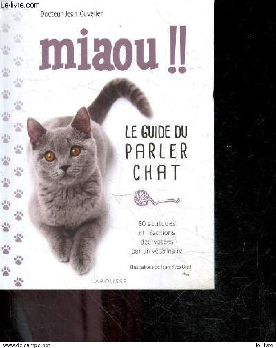 Miaou !! Le Guide Du Parler Chat - 80 Attitudes Et Reactions Decryptees Par Un Veterinaire - Jean Cuvelier - GRALL Jean - Animali