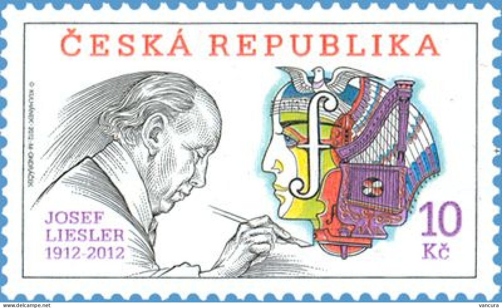 ** 708 Czech Republic Traditions Of The Stamp Design - Josef Liesler 2012 - Moderne