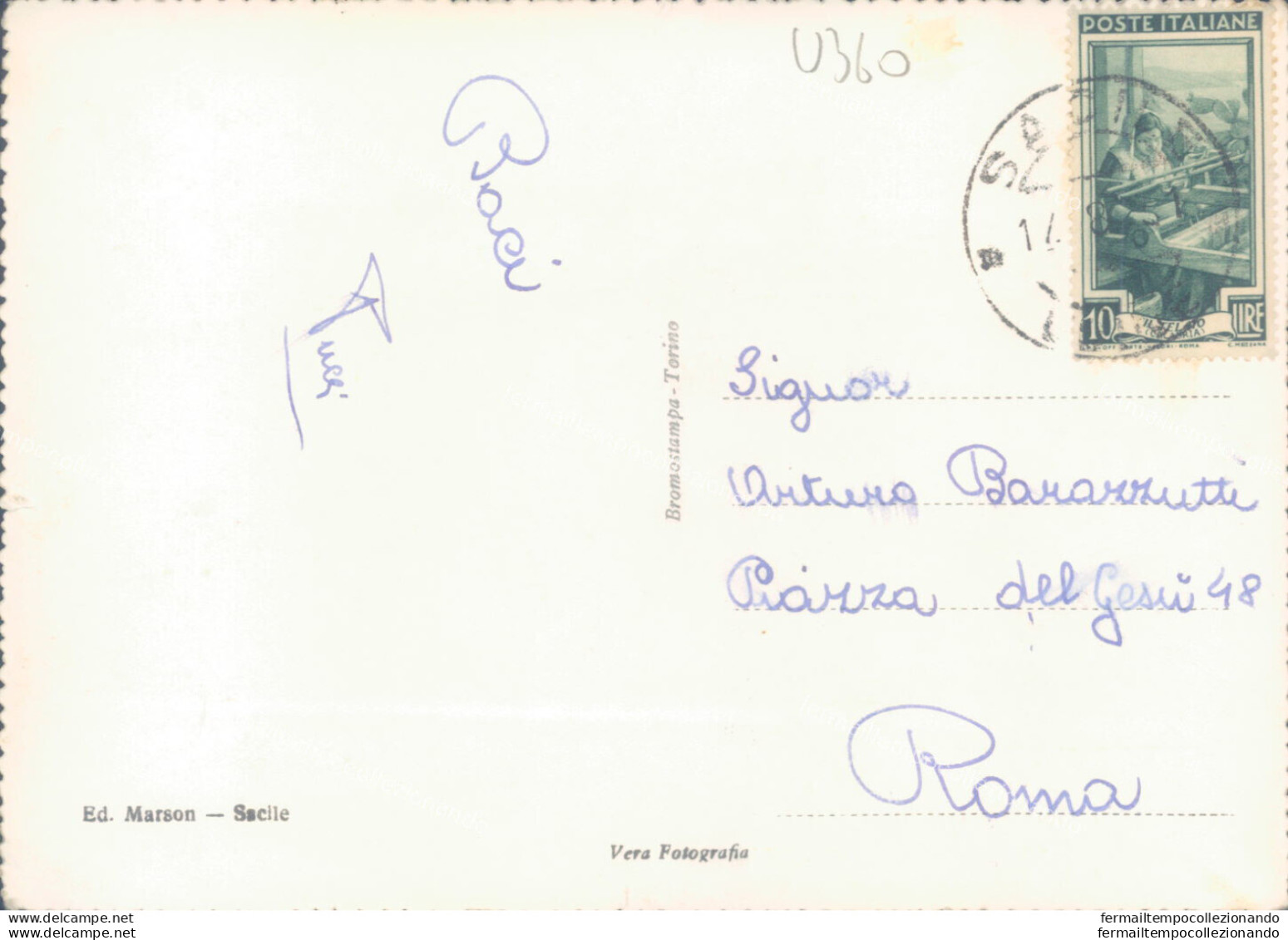 U360 Cartolina Sacile Loggia Municipale Provincia Di Pordenone - Pordenone