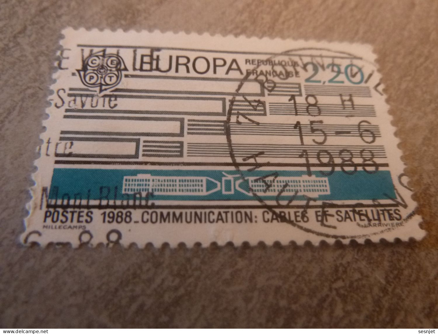 Europa - Transports Et Communications - 2f.20 - Yt 2531 - Bleu-vert Et Gris - Oblitéré - Année 1988 - - 1988