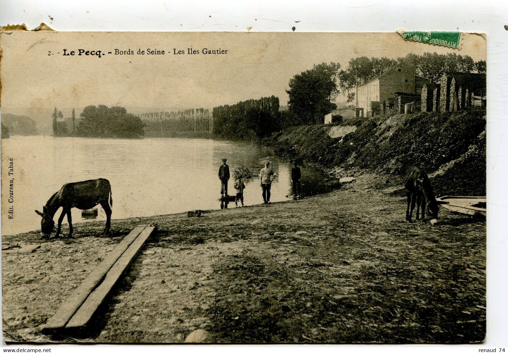 Le Pecq Yvelines Bords De Seine Les Iles Gautier - Le Pecq