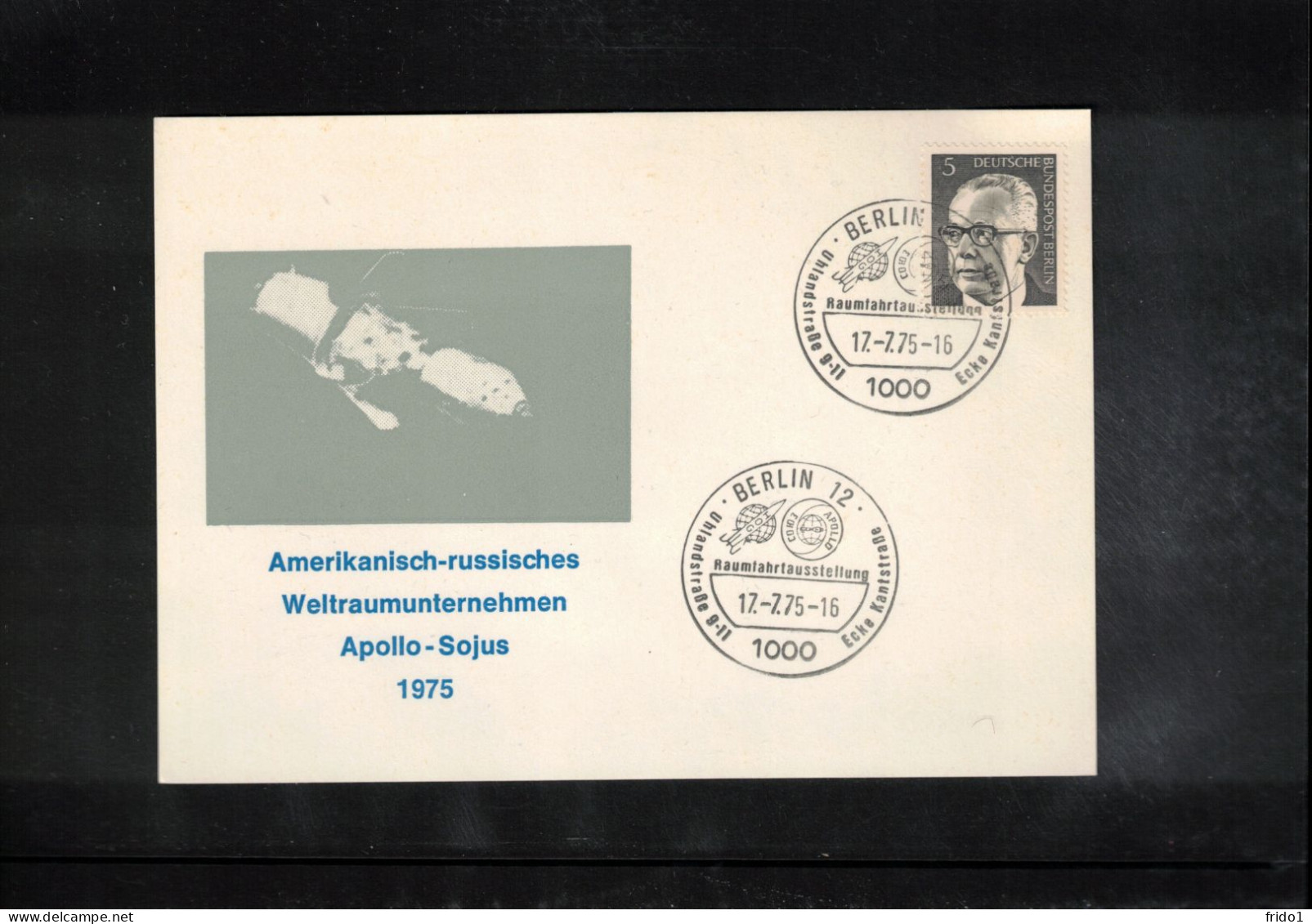 Germany 1975 Space / Weltraum Apollo - Soyuz Interesting Cover - Europe