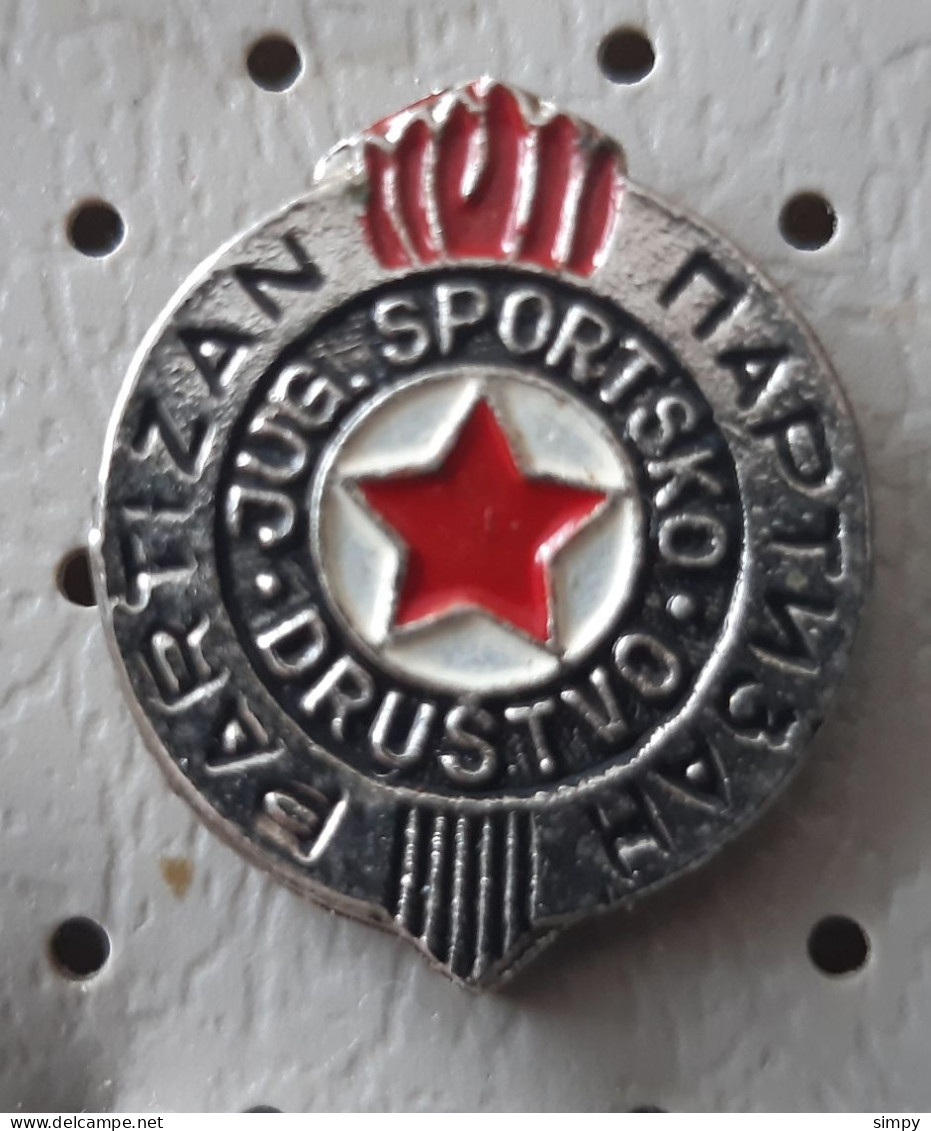 Sport Club JSD PARTIZAN Basketball , Football  Belgrade Yugoslavia Serbia Pin - Pallacanestro