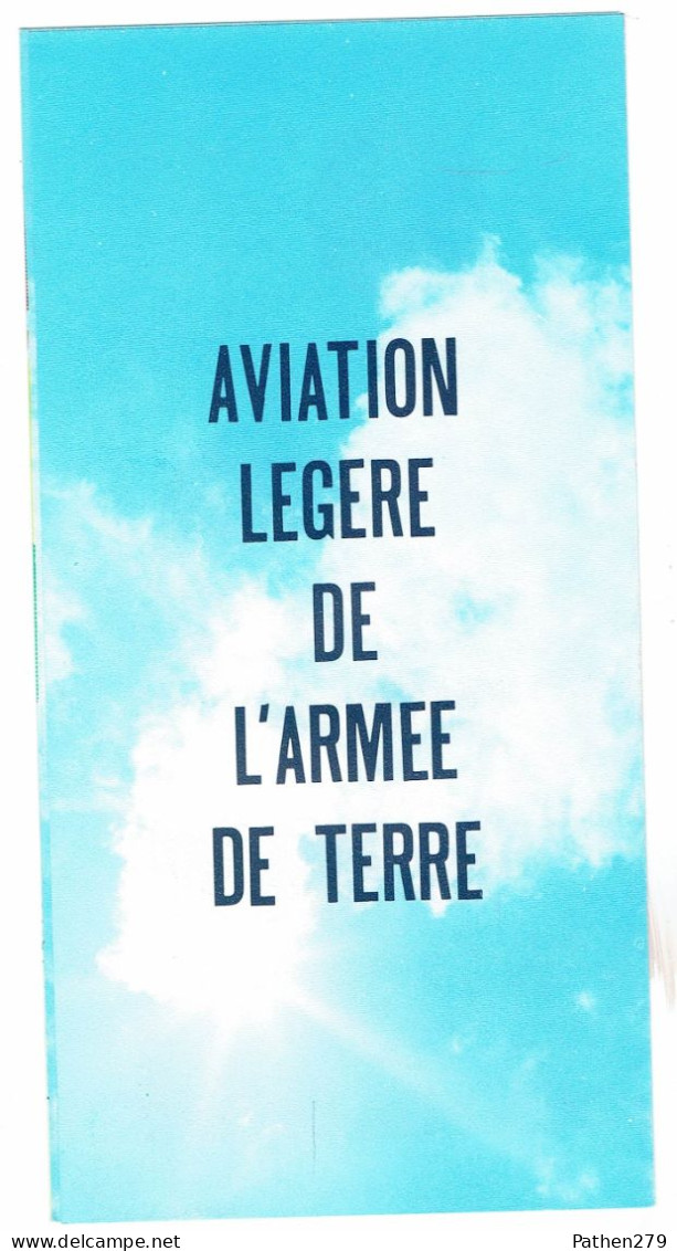 Dépliant De Présentation Des Métiers De L'Aviation Légère De L'Armée De Terre - ALAT - Salon Du Bourget 1983 - Luchtvaart