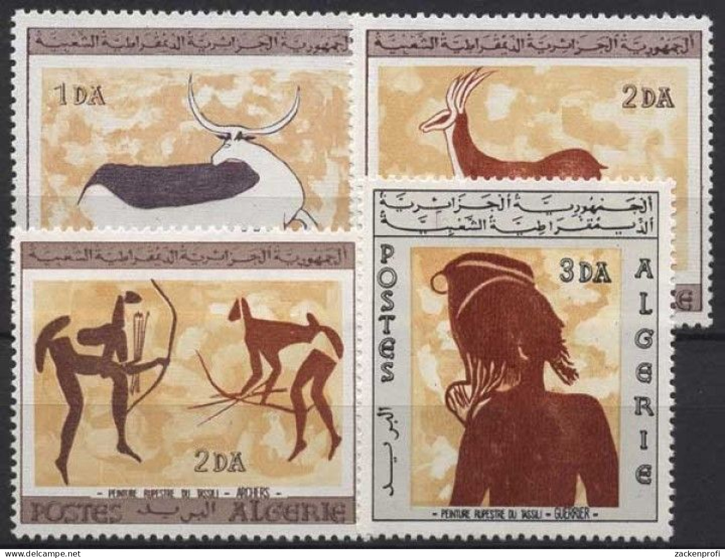 Algerien 1967 Felszeichnungen 467/70 Postfrisch - Algérie (1962-...)