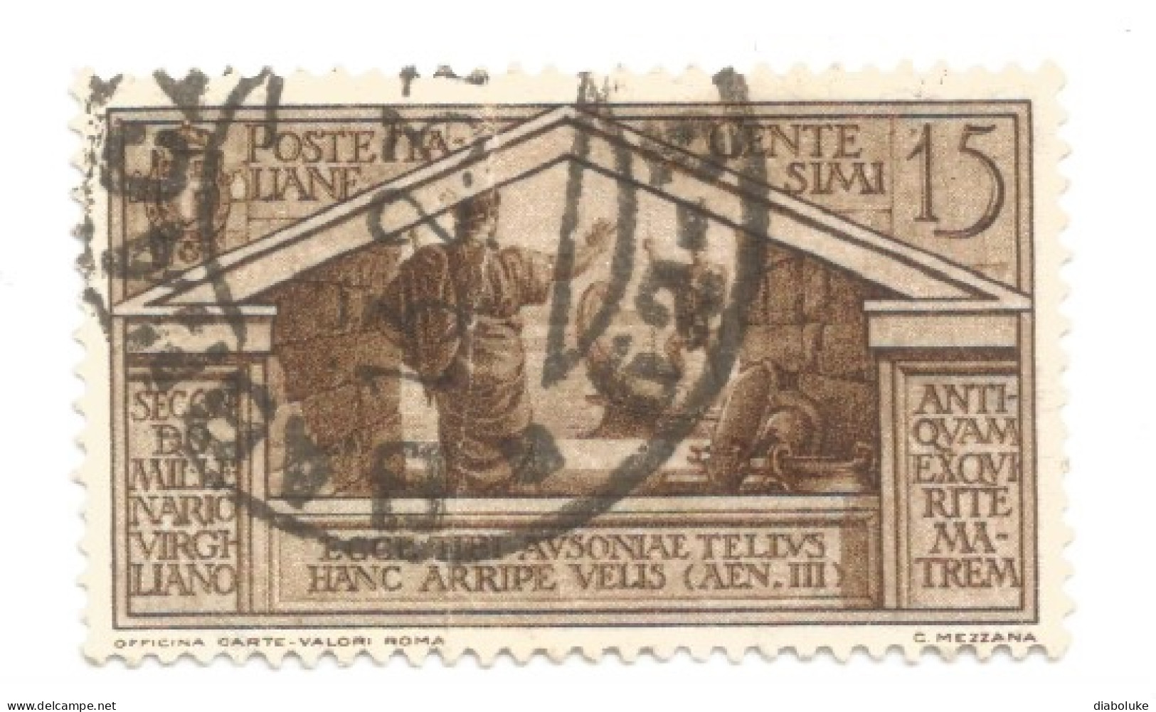 (REGNO D'ITALIA) 1934, NASCITA DI VIRGILIO - Serie Di 9 Francobolli Usati, Annulli Da Periziare - Usados