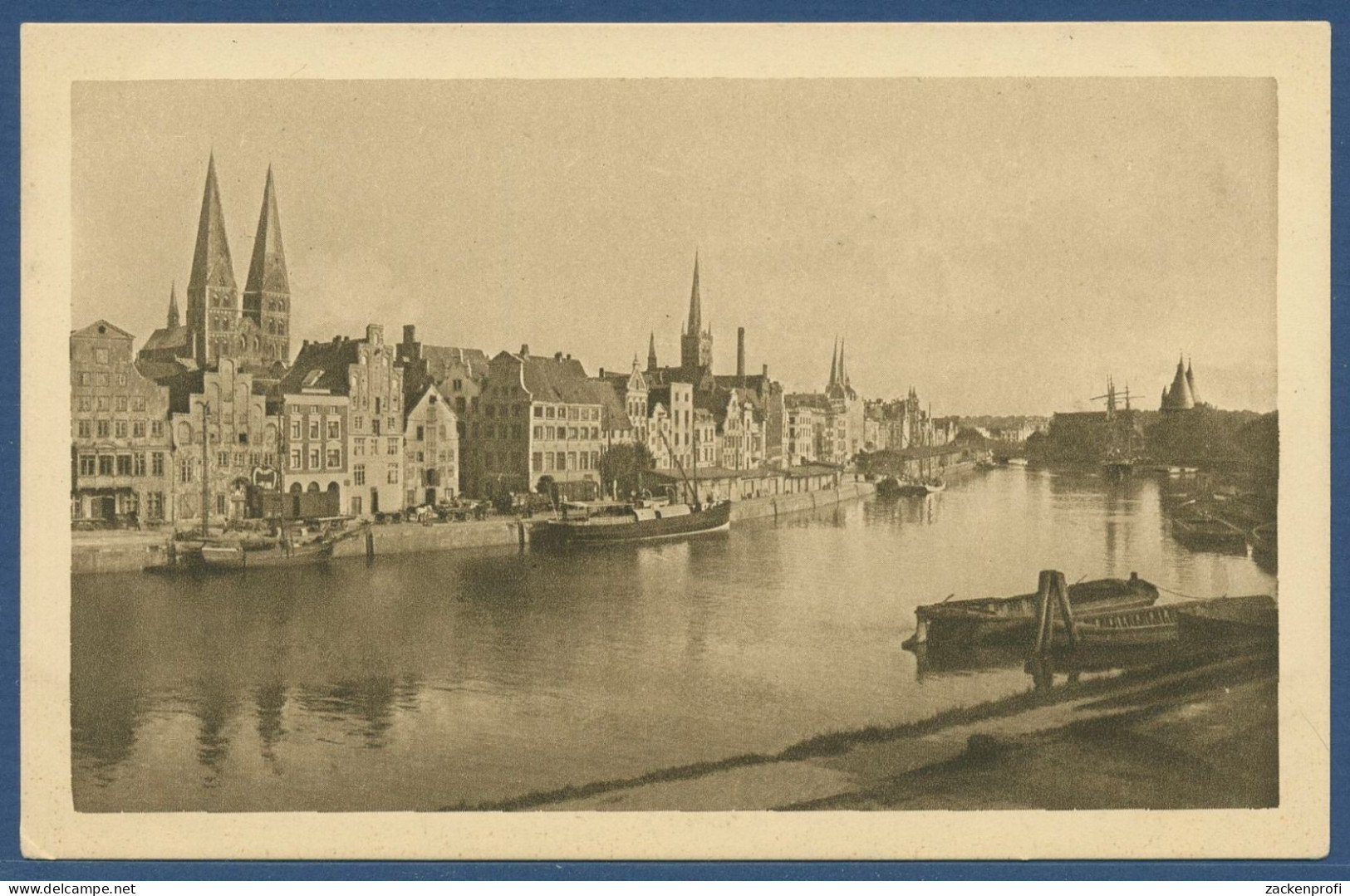 Lübeck Partie Am Hafen, Ungebraucht (AK4338) - Lübeck-Travemuende