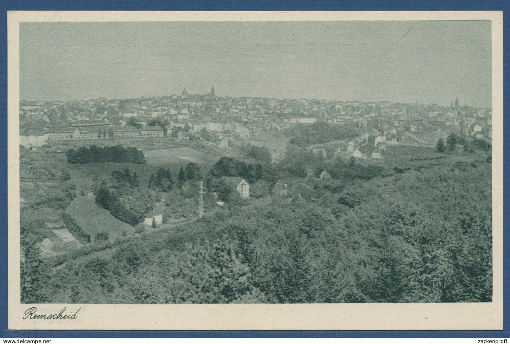 Remscheid Gesamtansicht, Gelaufen 1948 (AK4370) - Remscheid