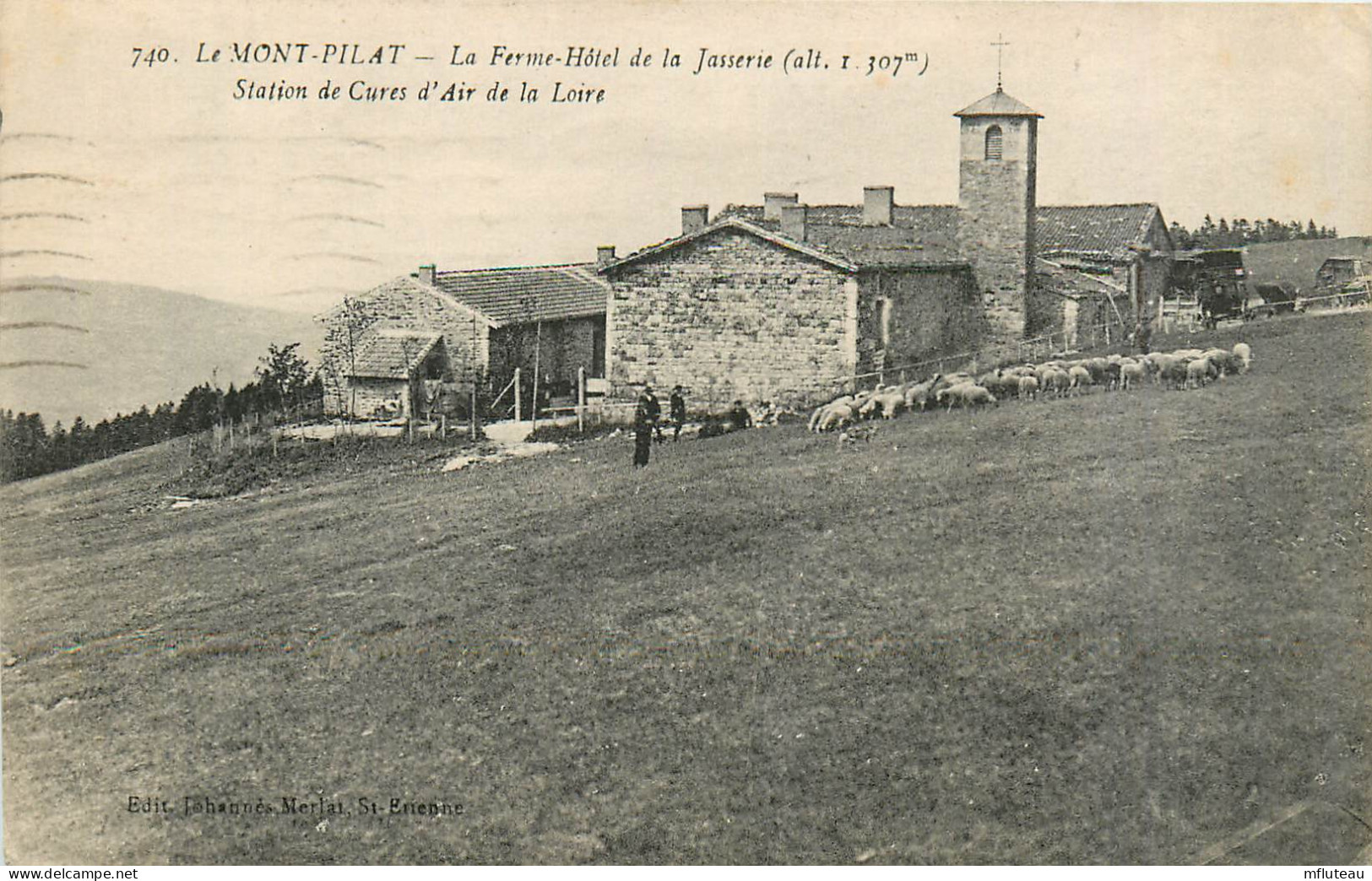 42* MONT PILAT  Ferme Hotel De La Jasserie       RL24,0193 - Mont Pilat