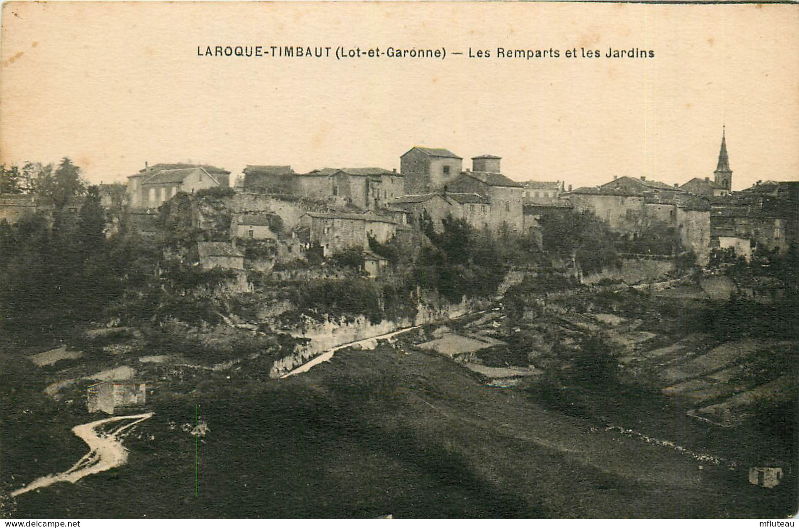 47* LAROQUE TIMBAUT  Remparts       RL24,1034 - Laroque Timbault