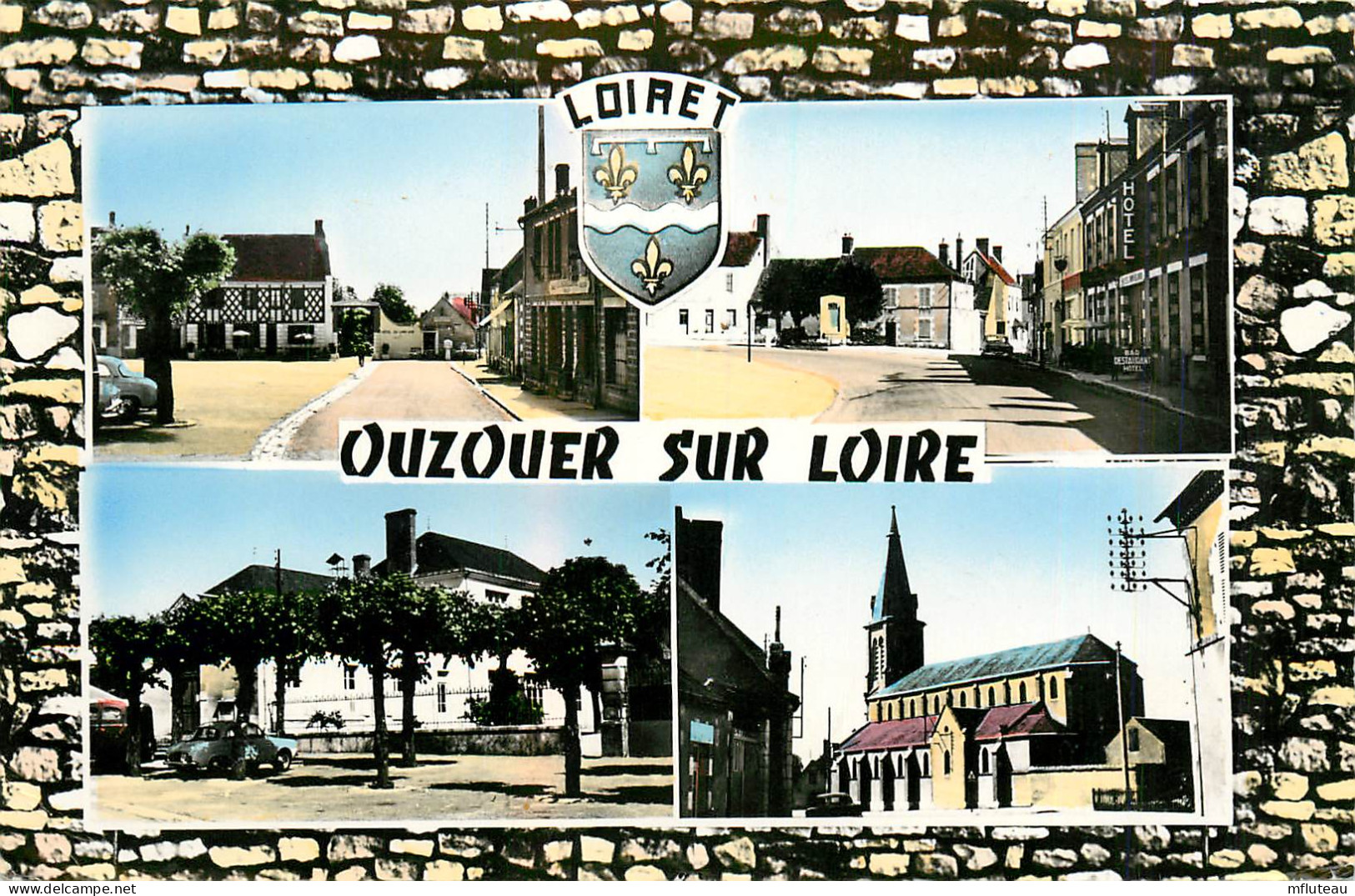 45* OUZOUER S/LOIRE  Multivues  (CPSM Format 9x14cm)      RL24,0781 - Ouzouer Sur Loire