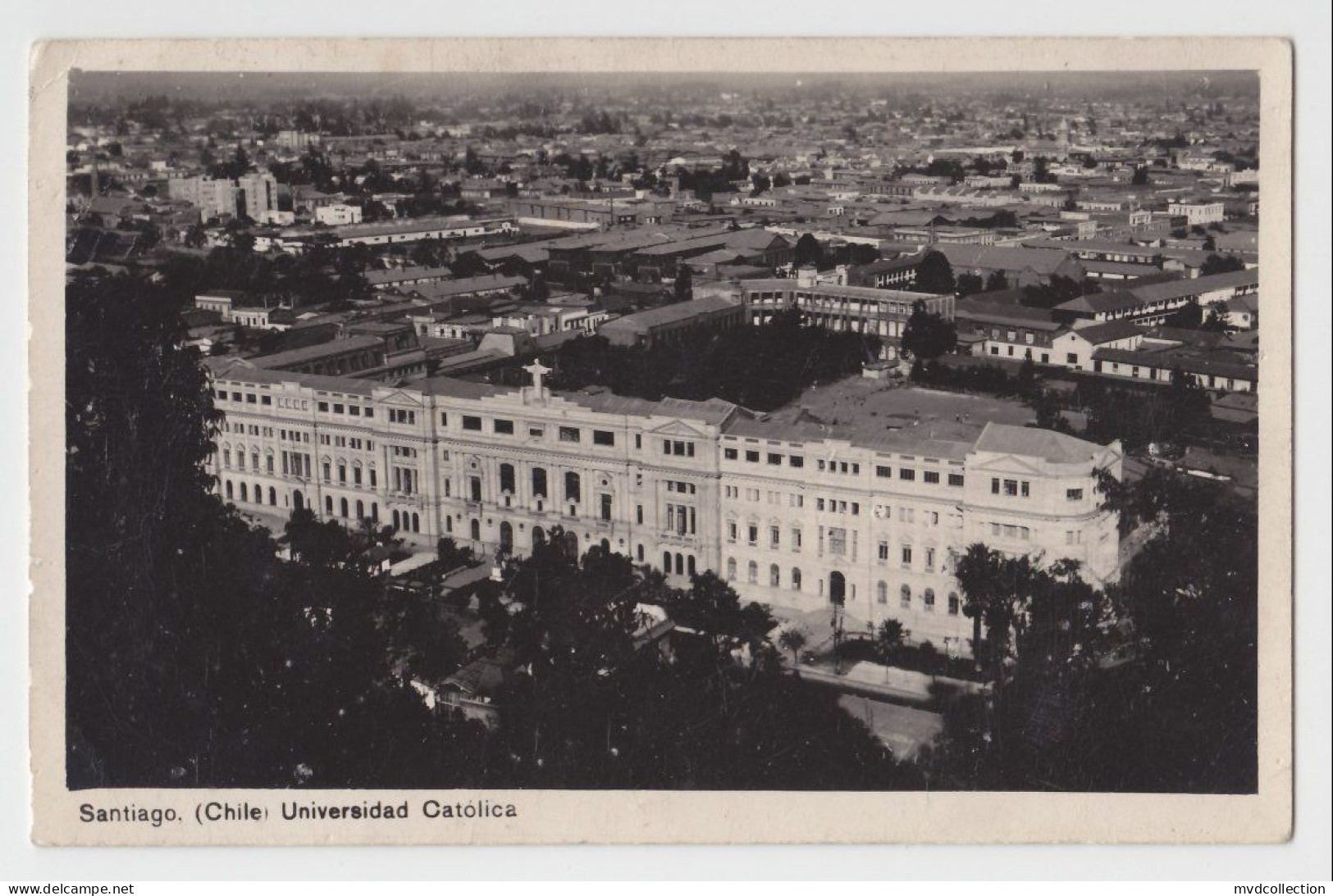 CHILE Santiago Universidad Católica REAL PHOTO 1920-30s - Chili