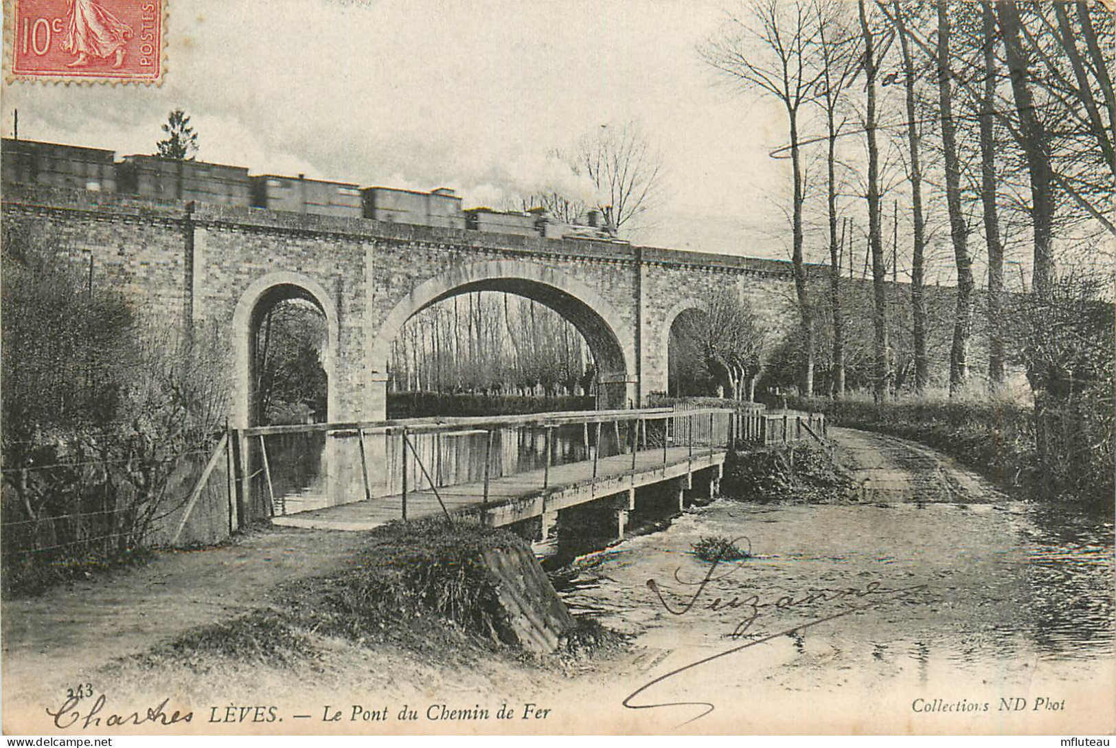 28* LEVES  Pont Du Chemin De Fer        RL33.0536 - Lèves