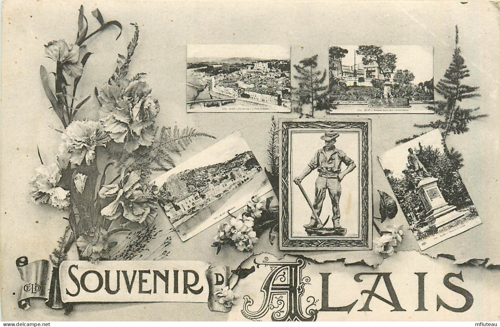 30* ALES  ALAIS    « souvenir » Multi Vues       RL33.1229 - Alès