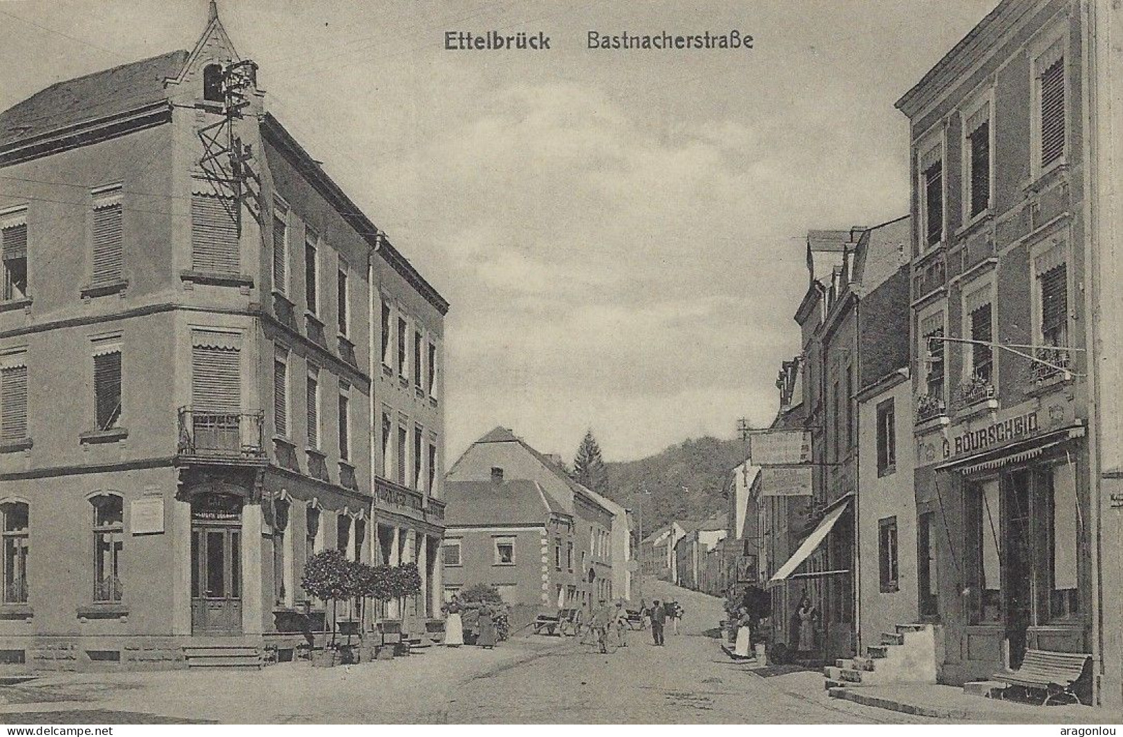 Luxembourg - Luxemburg  -  ETTELBRUCK - BASTNACHERSTRASSE  Occupation  -  FELDPOST  - Ch.Krantz , Ettelbruck - Ettelbruck